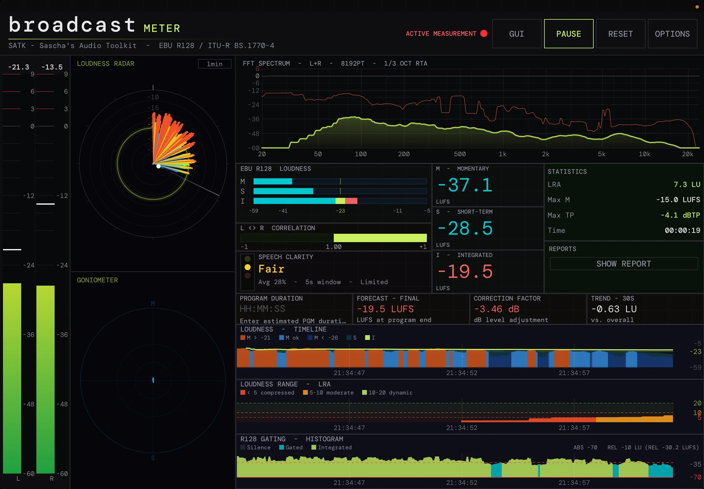 Broadcast Meter — iPad App
