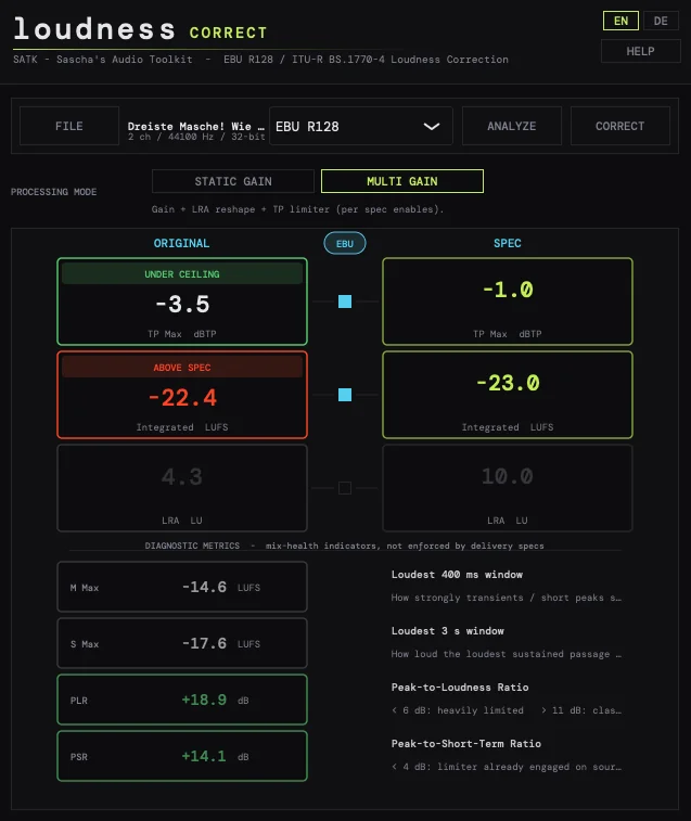 SATK Loudness Correct — zur Detailseite